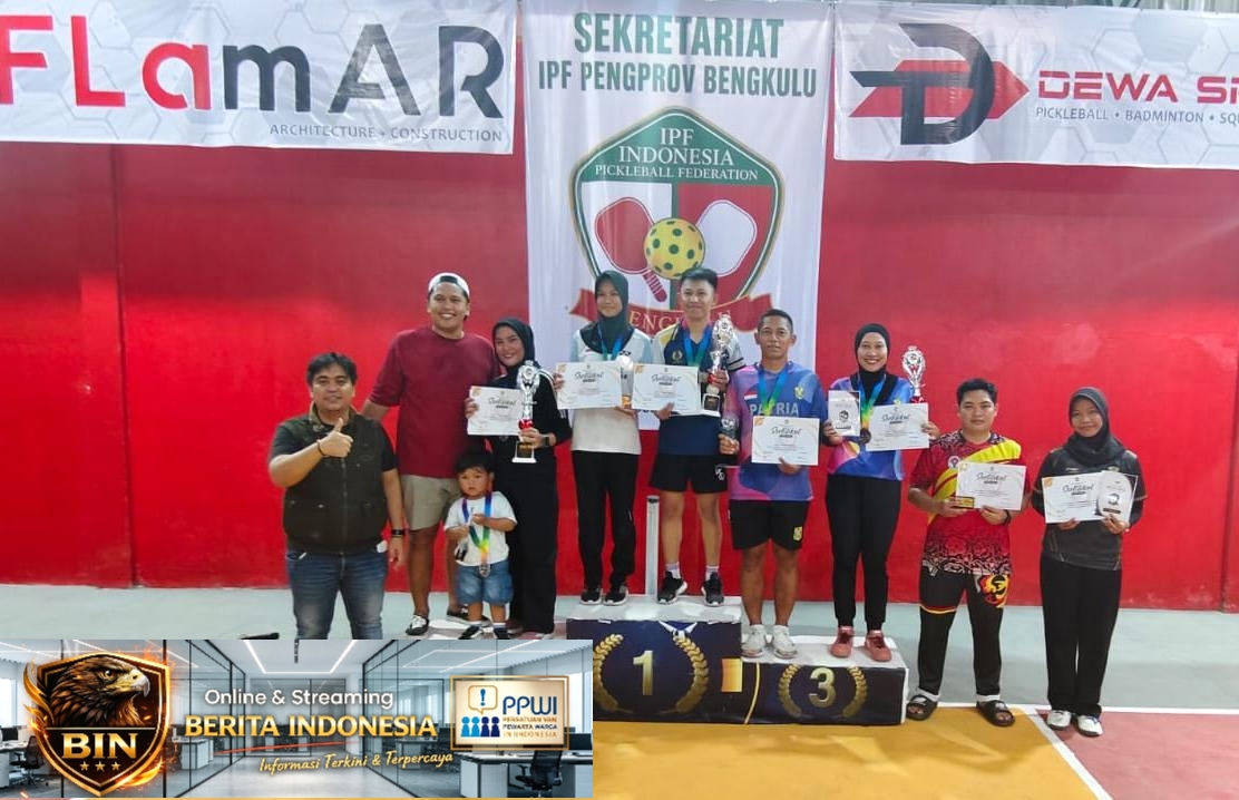 Turnamen IPF Bengkulu 2026 Jadi Tonggak Baru Kebangkitan Pickleball di Bengkulu